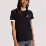 Tommy Jeans Signature Logo Ringer T-Shirt