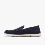 CLARKS FLEXWAY STEP NAVY SUEDE
