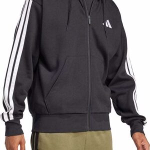 Adidas Essential 3-Stripes Fleece Hoodie