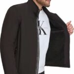 Calvin Klein Faux Shearling Lined Soft Shell Jacket