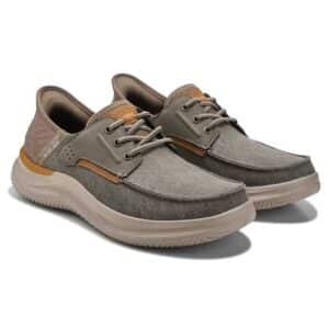 Skechers Men's Slip-ins Niko Bungee Lace Moc Toe Slip On